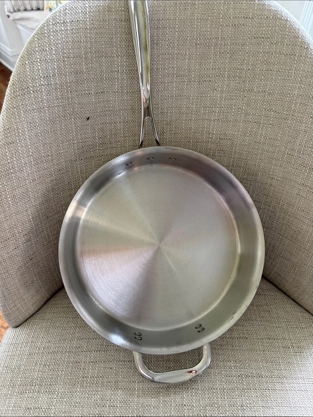 Calphalon Stainless Steel Frying Pan - Silver Finish 10” 3 qt